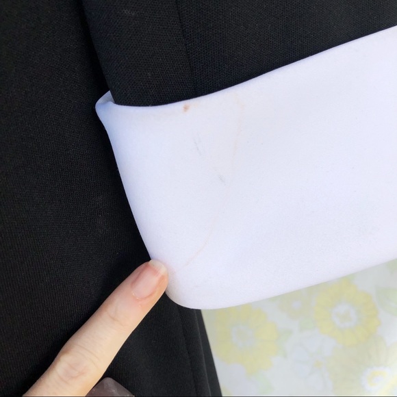 SOLD Vintage🌟70s Ruffle Collared Tuxedo Jumpsuit - Picture 6 of 6